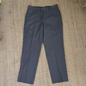 Pronto Uomo Gray Wool Suit Pants